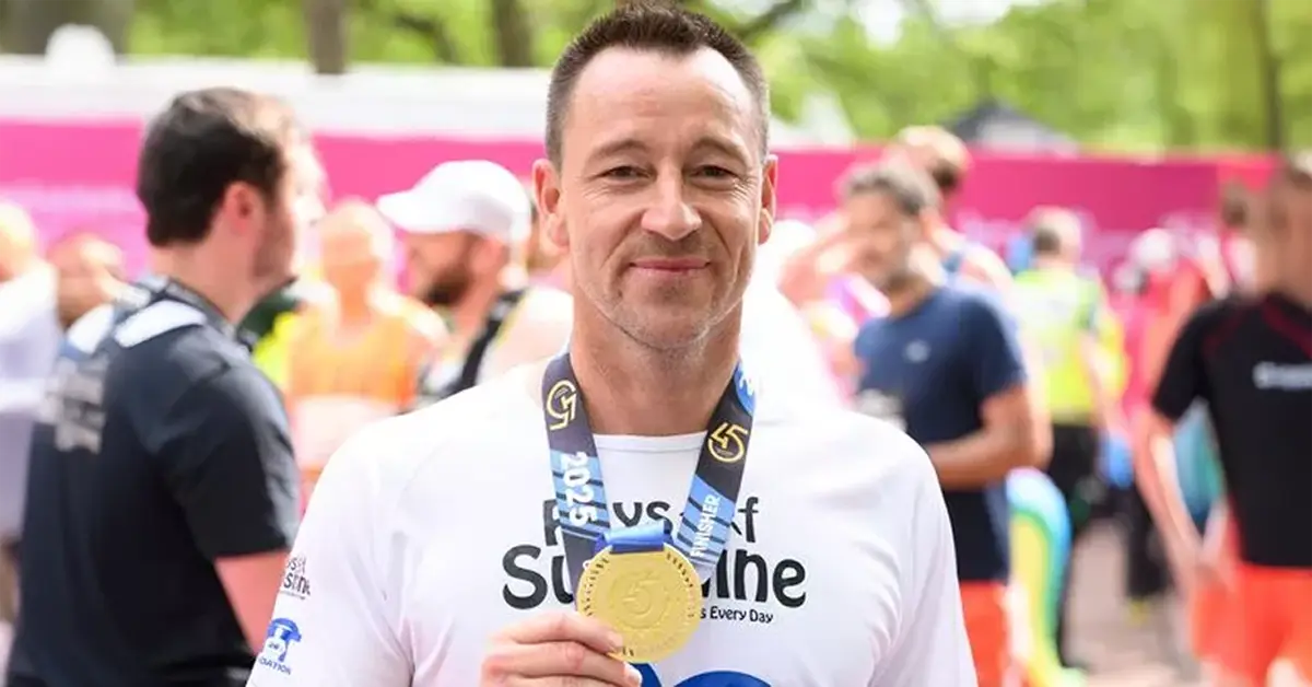 John Terry at the London Marathon 2025