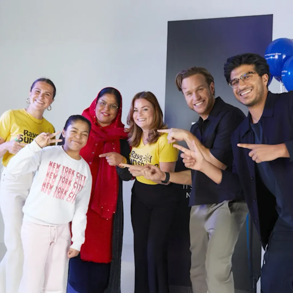 Olly Murs with Rays of Sunshine charity