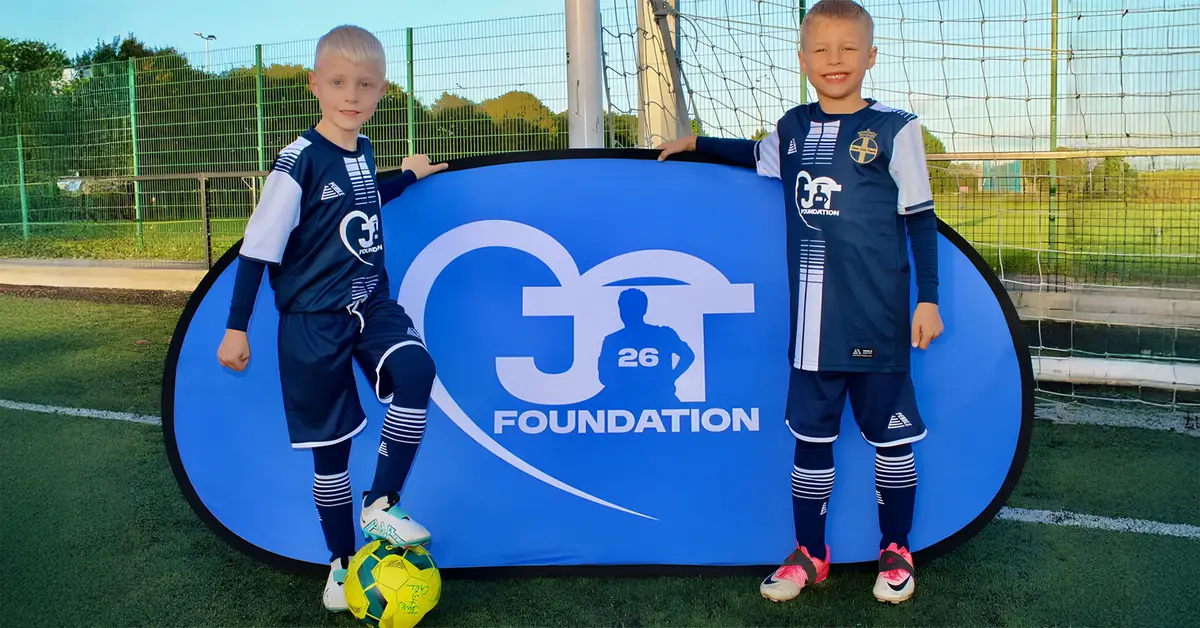 Stone Cross Royals in John Terry Foundation donated football kit